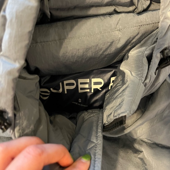 TNA Super Puff in crinkle tech - BLUE - Picture 9 of 9